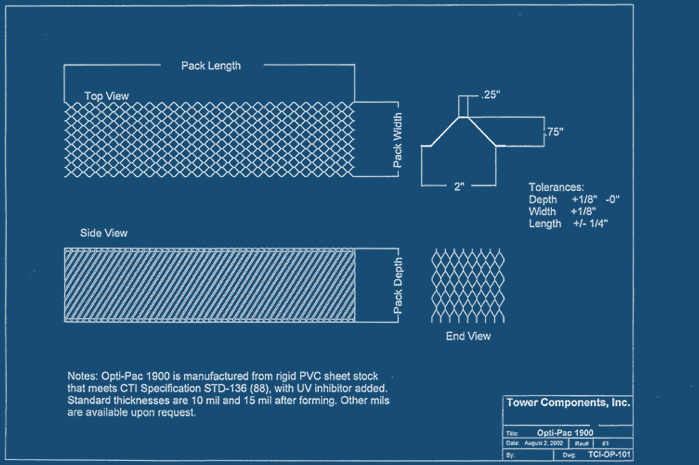 Opti-Pac 1900 Blueprint